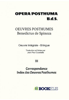 OEUVRES POSTHUMES - Couverture de livre auto édité