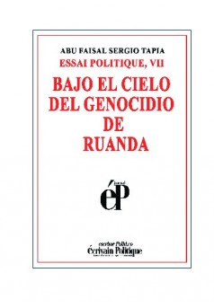 BAJO EL CIELO DEL GENOCIDIO DE RUANDA  - Couverture de livre auto édité