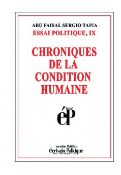 CHRONIQUES DE LA CONDITION HUMAINE - Couverture de livre auto édité