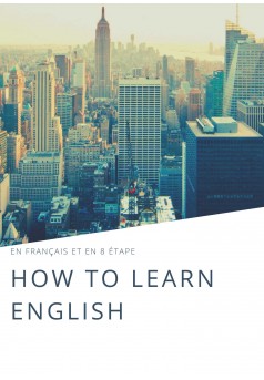 How to learn English? - Couverture Ebook auto édité
