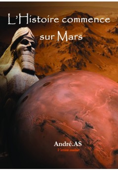 L’Histoire commence sur Mars - Couverture de livre auto édité