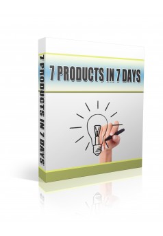 7 Products In 7 Days - Couverture Ebook auto édité