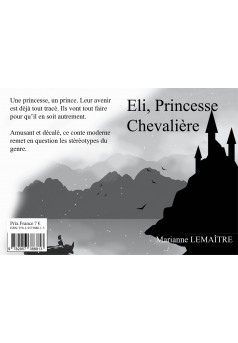 Eli, Princesse Chevalière - Couverture Ebook auto édité