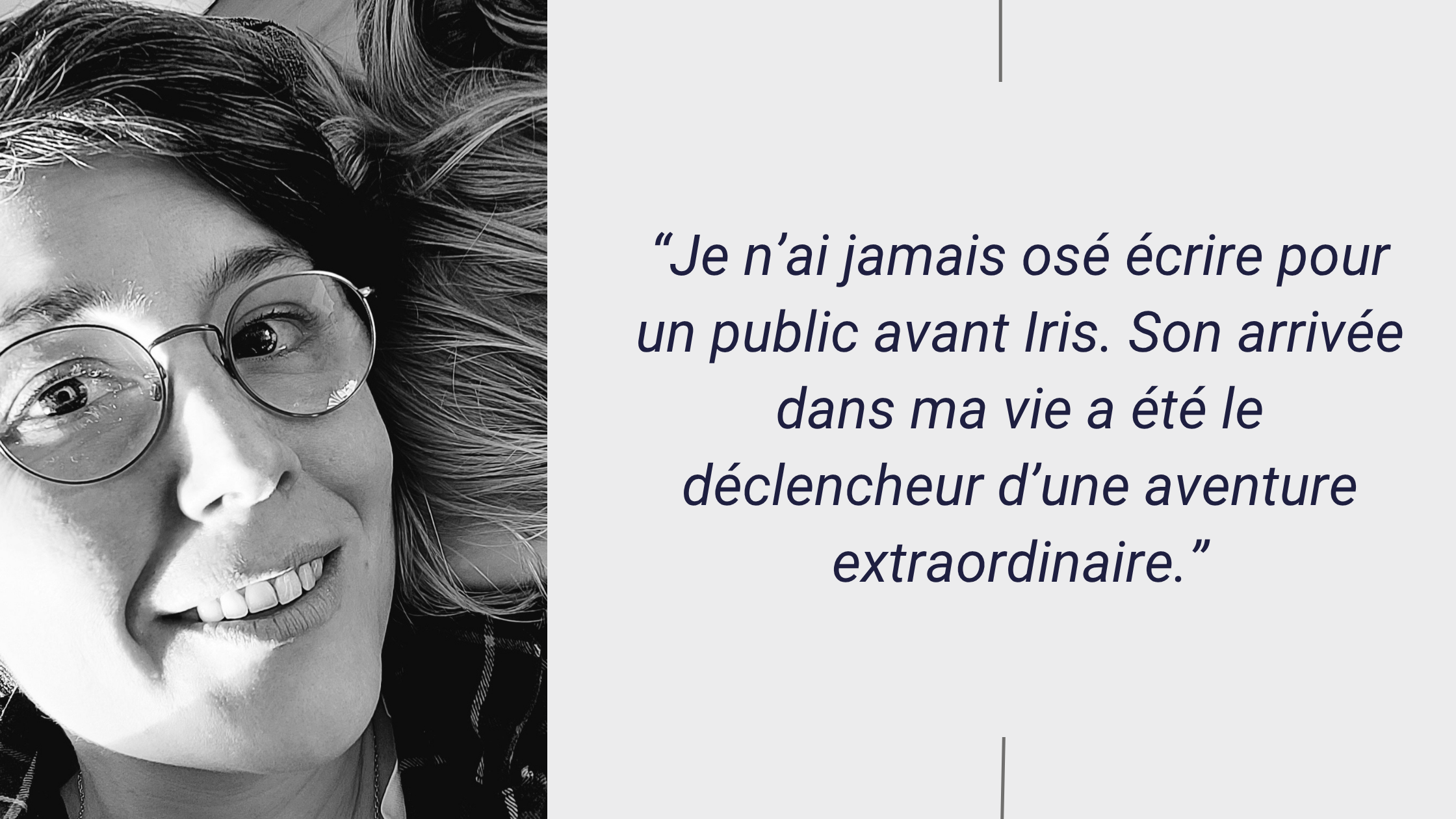 Camille DEMARET auteur de IRIS Camille DEMARET auteur de IRIS