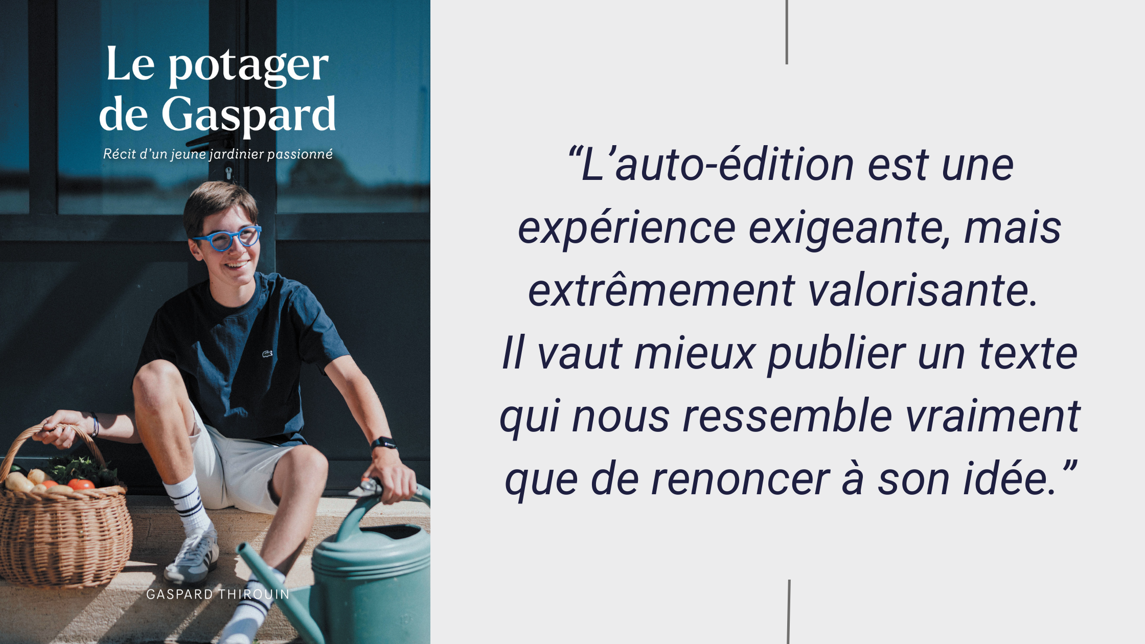 interview bookelis le potager de gaspard